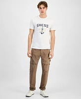 Guess Men's Marina Triangle Slim Fit Short Sleeve Graphic T-Shirt