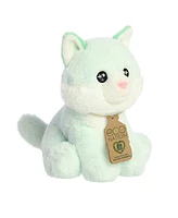 Aurora Small Neo Kitty Eco Nation Eco-Friendly Plush Toy Green 7"