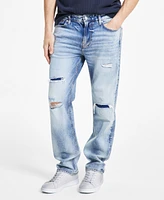 Guess Men's Mason Regular-Fit Stretch Destroyed Jeans