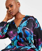 I.n.c. International Concepts Plus Ruffled Maxi Dress, Exclusively at Macy's