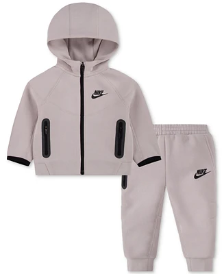 Nike Baby Tech Fleece Full-Zip Jacket & Jogger Pants, 2 Piece Set