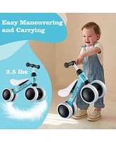 Costway 4 Wheels Baby Balance Bike Children Walker No-Pedal