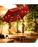 Skonyon 20 inch Outdoor Patio Half Round Umbrella Base