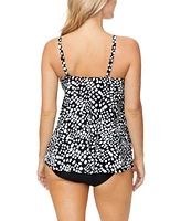 Island Escape Womens Capetown Underwire Tankini Top High Waist Tummy Control Bikini Bottoms Exclusively At Macys