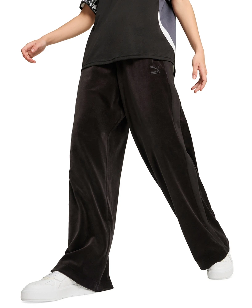 Puma Men's T7 Oversized Velour Pants