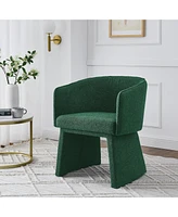 Streamdale Furniture Modern style simple and elegant chair, green leisure chair, suitable for dining/bedroom/living room/reception desk (assembly requ