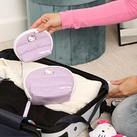 Hello Kitty Sanrio Purple Large and Small Dome Cosmetic Travel Bag