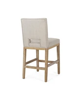 Streamdale Furniture 27 Inch Counter Stools, Set Of 2,Fabric