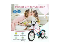 Hongge Kids Bike with Adjustable Handlebar and Saddle Pink