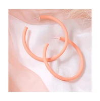 Sohi Women's Minimal Hoop Earrings