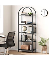 gaomon Arched Bookshelf, 5-Tier Open Bookshelf