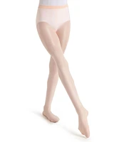 Capezio Girls Ultra Shimmery Footed Tight