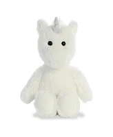 Aurora Medium Unicorn Cuddly Friends Playful Plush Toy White 12"