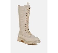 London Rag Argi Anti-Skid Lace-Up Combat Boots