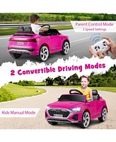 Hongge 12V Kids Ride on Car Licensed Audi SQ8 with Remote Control and 3 Speeds