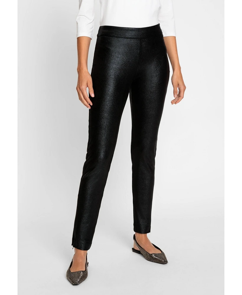 Olsen Women's Pia Fit Slim Leg Shimmer Pant