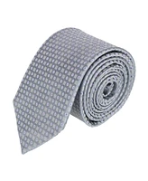 Trafalgar Men's Ewing Square and Polka Dot Business Silk Necktie