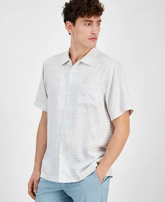 Tommy Bahama Men's Coconut Point Prismatic Short Sleeve Button-Down Shirt