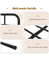 Sugift Queen Size Bed Frame with Industrial Headboard