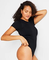 State of Day Women's Seamless T-Shirt Bodysuit, Exclusively at Macy's 100201287