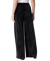 Gloria Vanderbilt Women's Shape Effect Metallic Wide-Leg Pants