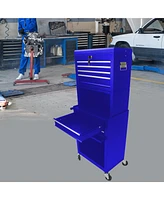 Slickblue High Capacity 6-Drawer Rolling Tool Chest with Wheels for Easy Storage and Mobility