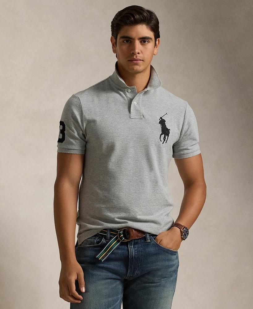 Polo Ralph Lauren Men's Big Pony Custom Slim Fit Mesh