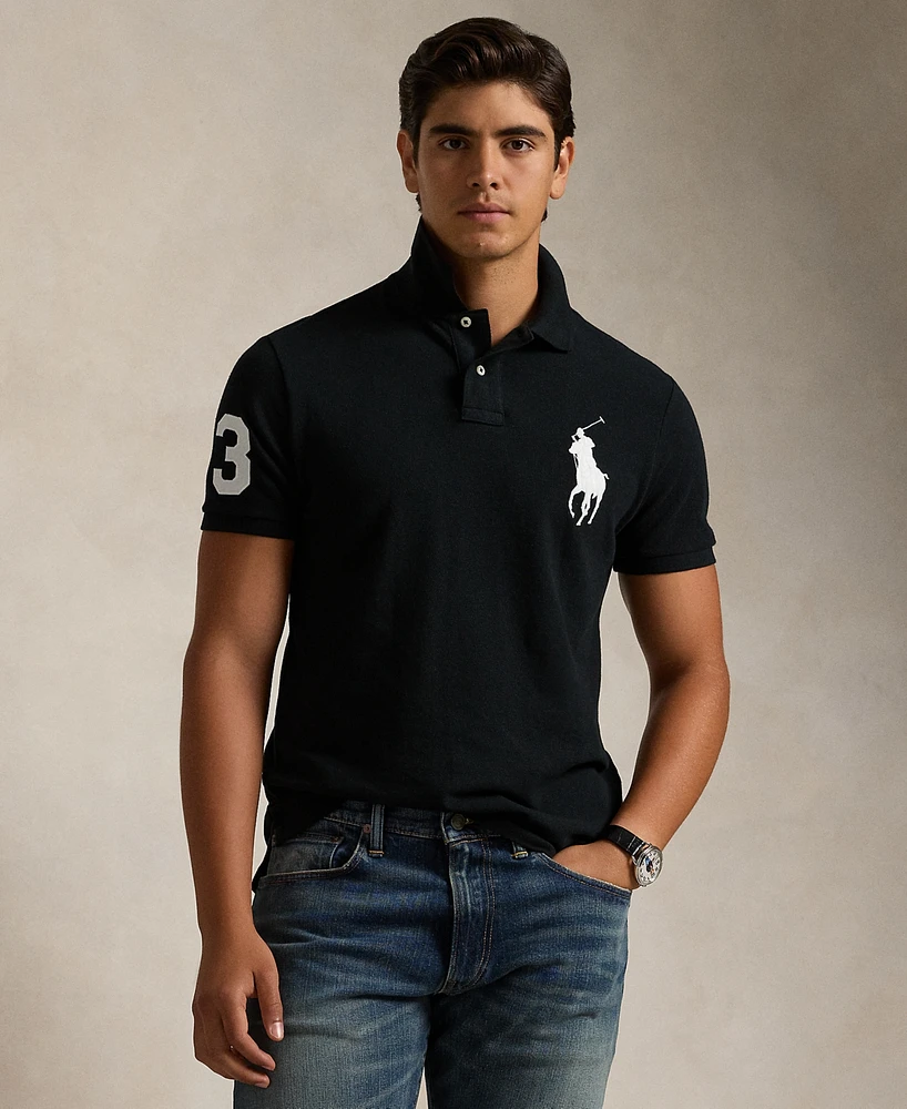 Polo Ralph Lauren Men's Big Pony Custom Slim Fit Mesh