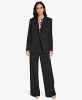 Calvin Klein Women's Asymmetric Scuba-Crepe Blazer