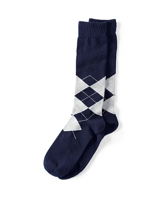 Lands' End Men's Novelty Crew Socks