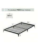 gaomon Bed Frame, 6 Inch Metal Heavy Duty Platform, Sturdy Steel Slat No Noise, Box Spring Mattress Required, Huge Storage Spa