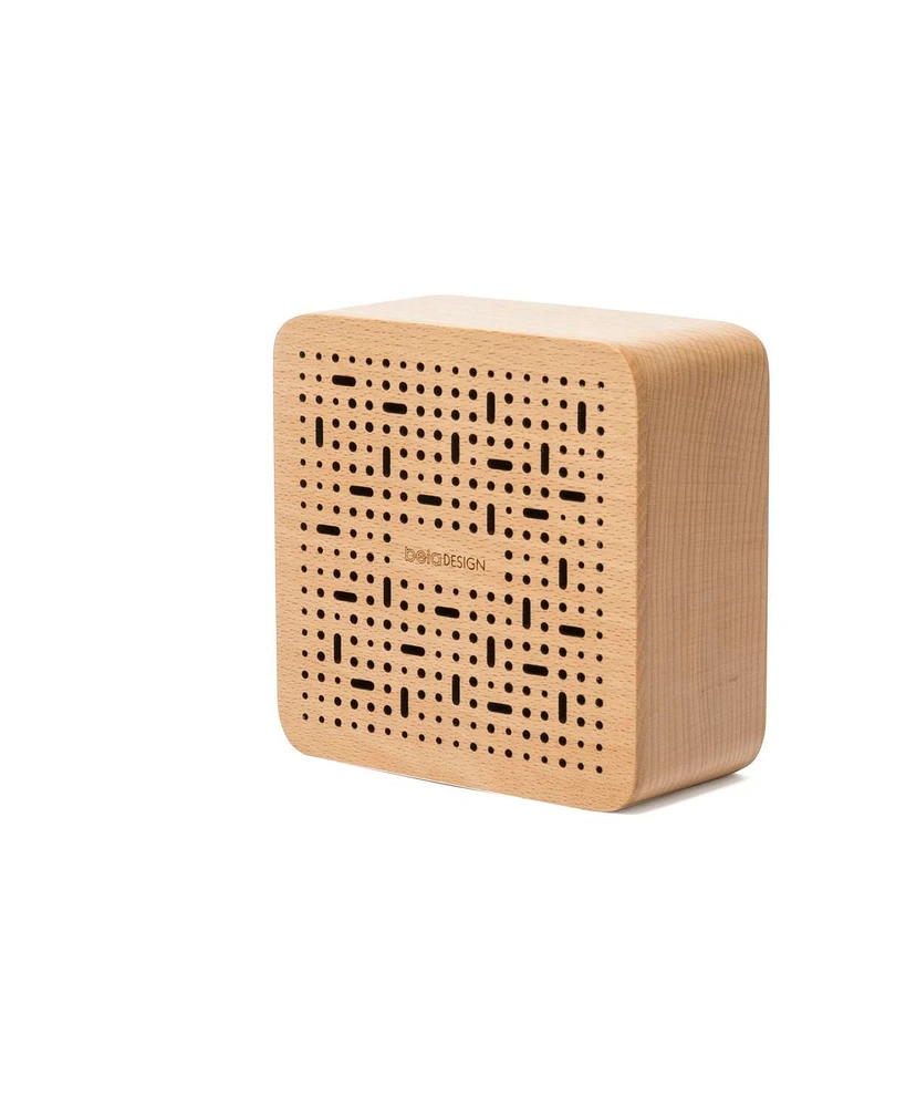 Decent Living Germany Beech Wooden Speaker Square Drop