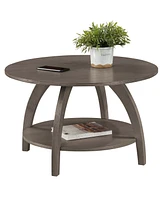 Convenience Concepts 30" Aldrin Coffee Table with Shelf
