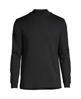 Lands' End Big & Tall Cotton Supima Mock Turtleneck