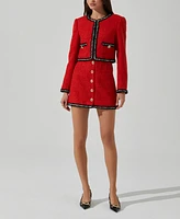 Astr the Label Women's Milena Button-Front Jacket