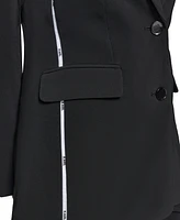 Karl Lagerfeld Paris Women's Contrast-Trim Blazer