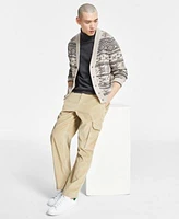 Sun Stone Mens Cardigan Turtleneck Cargo Pants Exclusively At Macys