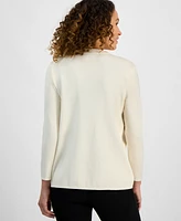 Ak Anne Klein Petite Newport Kissing Front Cardigan