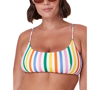 Andie Women's Fiji Striped Bikini Top
