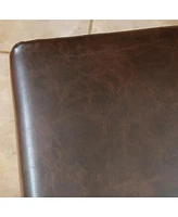 Upholstered Counter Stool With Solid Wood Frame (Set Of 2)