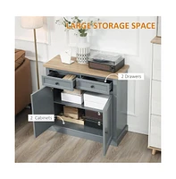 Slickblue Functional Kitchen Cabinet for Enhanced Storage and Organization, Ideal Streamlined Spaces