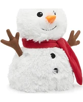 Warmies Microwavable French Lavender Scented Plush Red Scarf Snowman