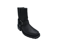 RideTecs Women's 7" Side Zipper Harness Boot Black