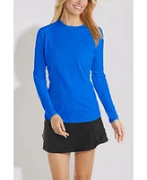 Coolibar Plus Upf 50+ Hightide Long Sleeve Swim Shirt