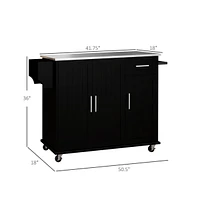 Slickblue Kitchen Island and Storage Cabinet for Stylish Organization and Enhanced Kitchen Functionality