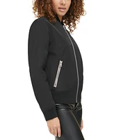 Levi's Women's Lightweight Zip-Detail Bomber Jacket