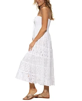 Dotti Women's Cotton Eyelet Convertible Cover-Up