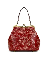 Patricia Nash Western Wallpaper Laureana Frame Satchel Bag