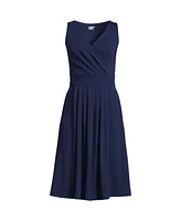 Lands' End Women's Front Fit and Flare Dress