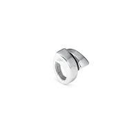 UNOde50 Sterling Silver Spiral Shape Metal Clad Ring